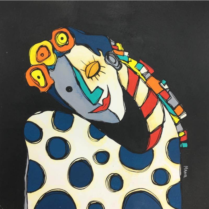 Peinture OLVIDO par Gorigoitia Karla  | Tableau Art Singulier Scènes de vie Acrylique