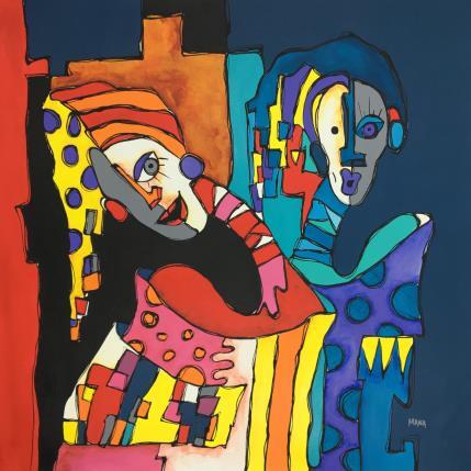 Gemälde BIPOLAR von Gorigoitia Karla  | Gemälde Art brut Acryl Alltagsszenen