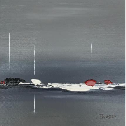 Peinture AMBIANCE MARINE par Roussel Marie-Ange et Fanny | Tableau Abstrait Huile Marine