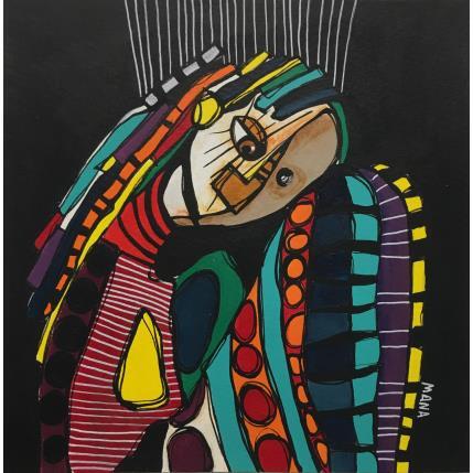 Gemälde MARIONETA TRISTE von Gorigoitia Karla  | Gemälde Art brut Acryl Alltagsszenen