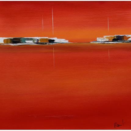 Peinture INSTANT D EMOTIONS 10 par Roussel Marie-Ange et Fanny | Tableau Abstrait Huile Marine