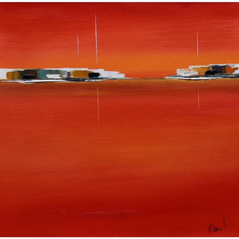 Gemälde INSTANT D EMOTIONS 10 von Roussel Marie-Ange et Fanny | Gemälde Abstrakt Marine Öl