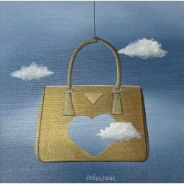 Painting SHOPPING LOVE by Trevisan Carlo | Painting Surrealism Acrylic, Oil Animals