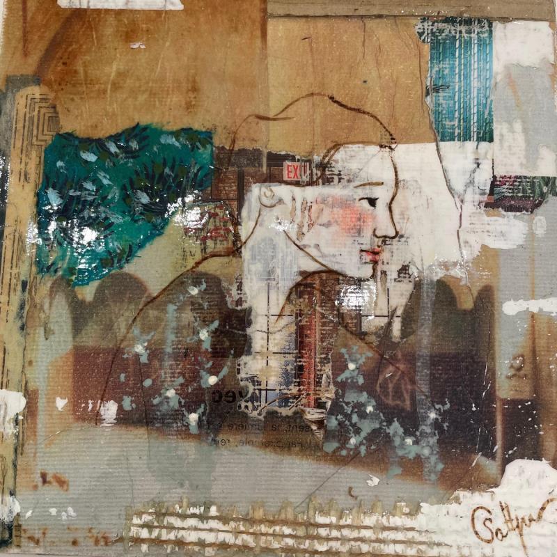 Peinture Débranche par Sablyne | Tableau Art Singulier Portraits Acrylique