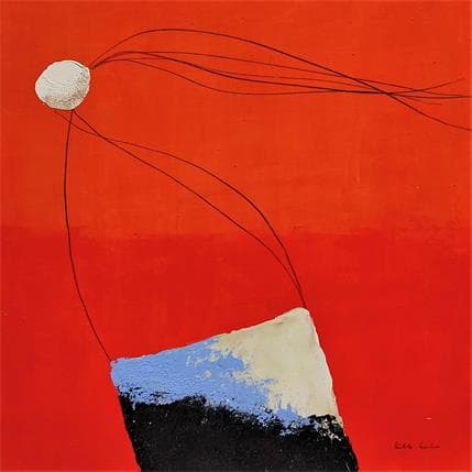 Peinture HO60 par Wilms Hilde | Tableau Abstrait Minimaliste