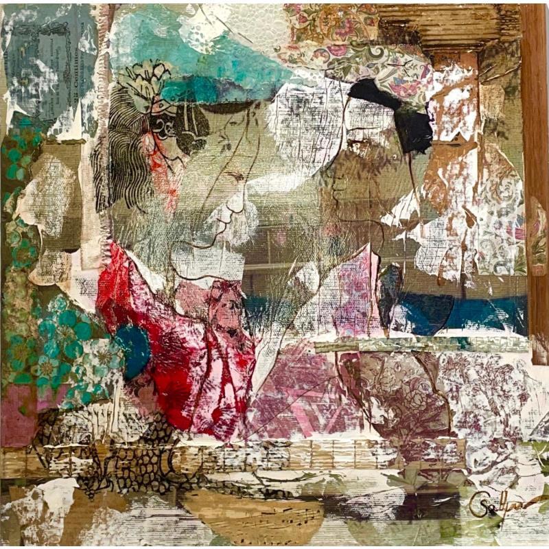 Painting Sweet mist by Sablyne | Painting Raw art Portrait Acrylic