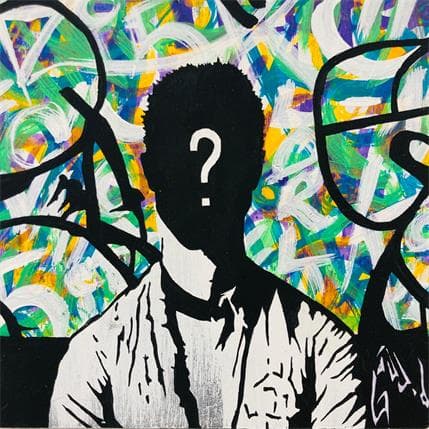 Peinture Ordinary man par Di Vicino Gaudio Alessandro | Tableau Street Art Acrylique, Graffiti Scènes de vie