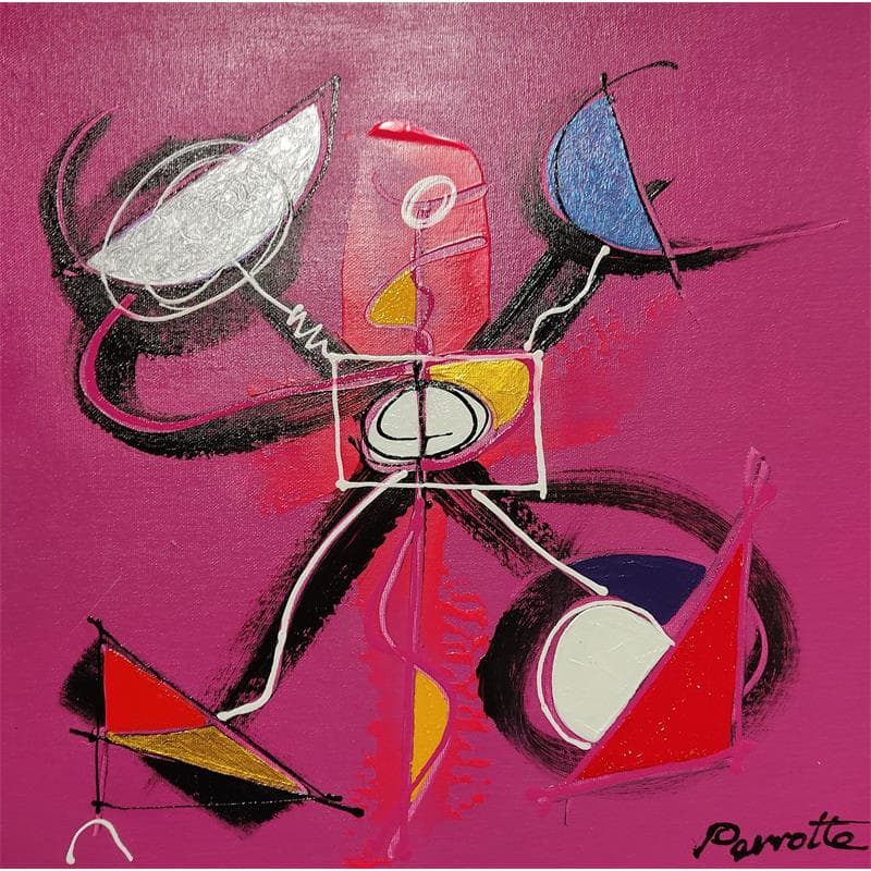 Peinture Nes par Perrotte | Tableau Abstrait Minimaliste Acrylique