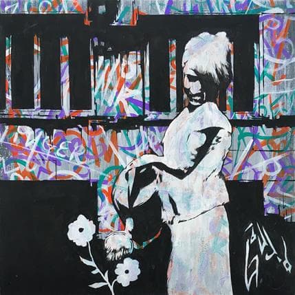 Painting Do it with care by Di Vicino Gaudio Alessandro | Painting Street art Acrylic Life style