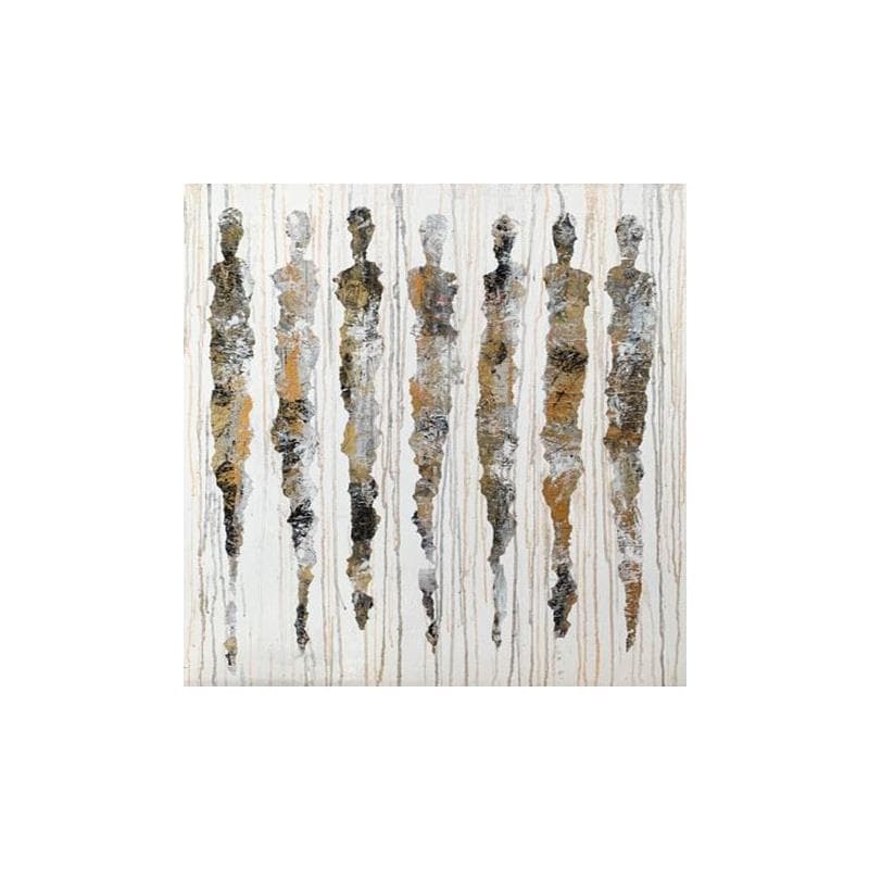 Peinture OSTIA ANTICA 1 par Rocco Sophie | Tableau Art Singulier Scènes de vie Huile Acrylique