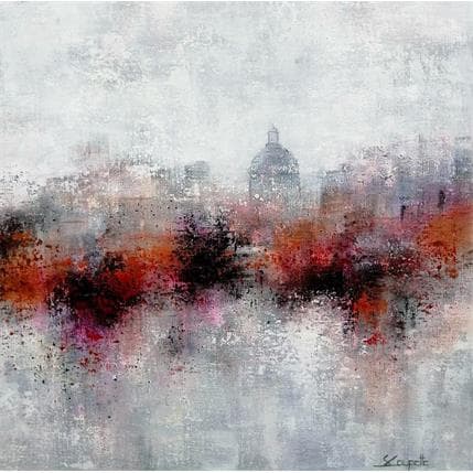 Peinture DRIVING HOME par Coupette Steffi | Tableau Abstrait Acrylique Urbain