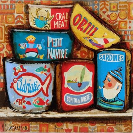 Peinture Despensa par Villanueva Puigdelliura Natalia | Tableau Figuratif Huile Marine