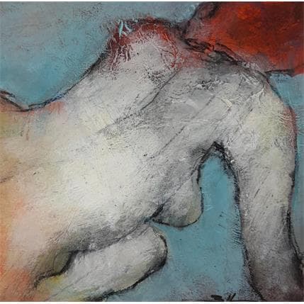 Painting Garder confiance by Kerbastard Béatrice | Painting Figurative Acrylic Nude