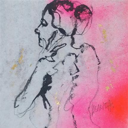 Pintura Celestine por Labarussias | Pintura Figurativo Desnudo