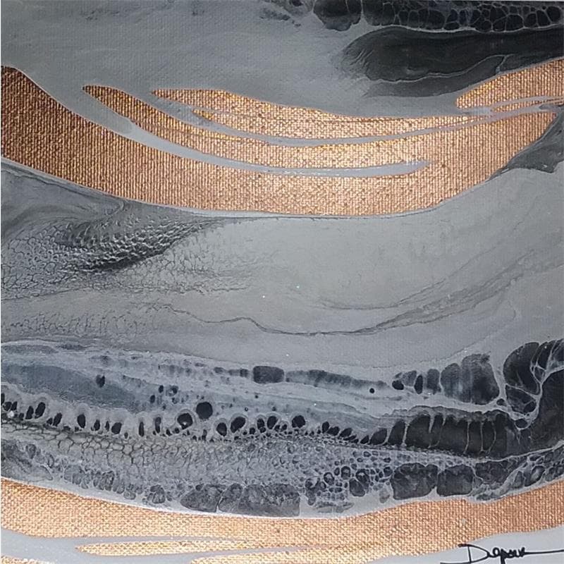 Gemälde spirit of copper von Depaire Silvia | Gemälde Abstrakt Minimalistisch Acryl