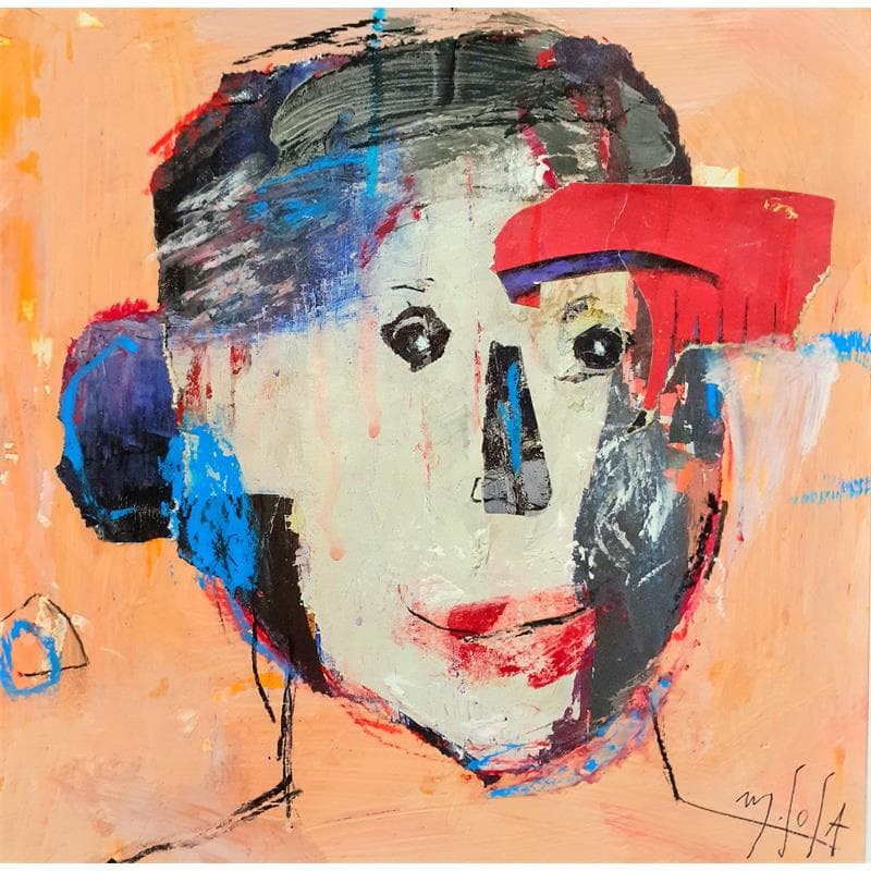 Painting Je vois au loin by De Sousa Miguel | Painting Raw art Life style