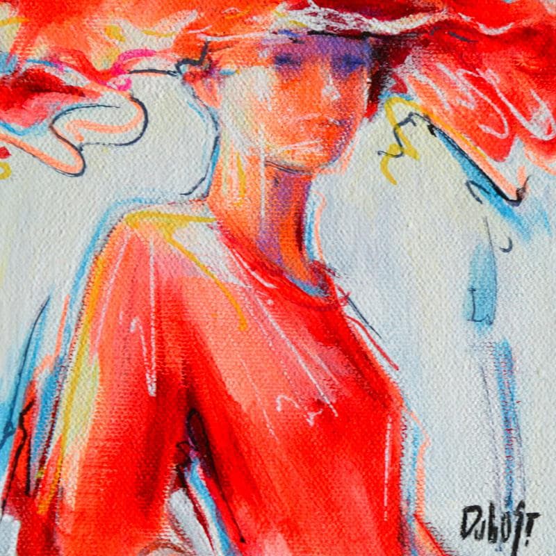 Painting Rétro by Dubost | Painting Figurative Portrait Acrylic