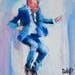 Painting Move by Dubost | Painting Figurative Life style Acrylic