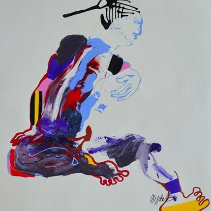 Peinture 4639 par Cressanne | Tableau Figuratif Acrylique Nu