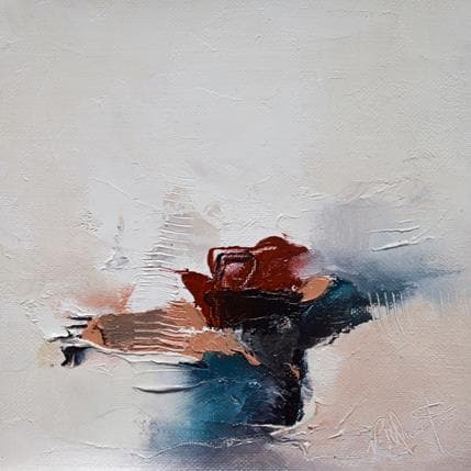 Peinture La peur du silence par Dumontier Nathalie | Tableau Abstrait Huile minimaliste