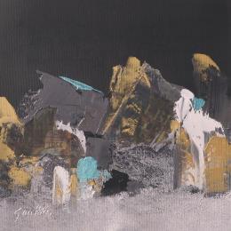 Painting Abstract 23 by Gaultier Dominique | Painting Abstract Oil Landscapes