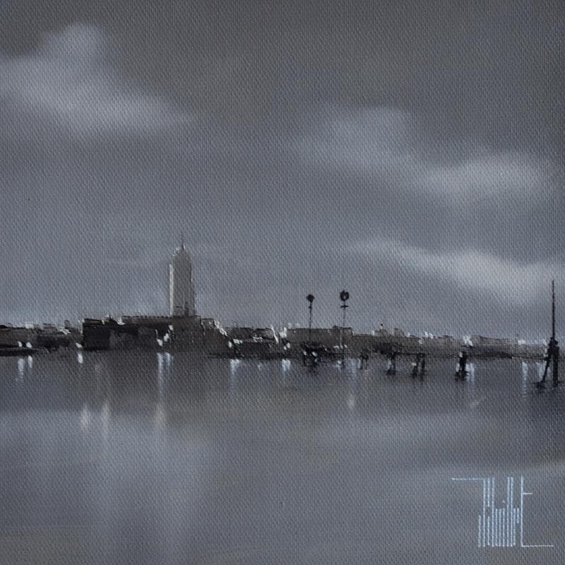 Painting Sur la lagune by Guillet Jerome | Painting Figurative Marine Oil