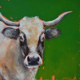 Peinture Douce par Morales Géraldine | Tableau Figuratif Acrylique, Huile Animaux