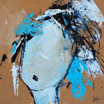 Peinture Portrait de moi 2 par Han | Tableau Abstrait Portraits