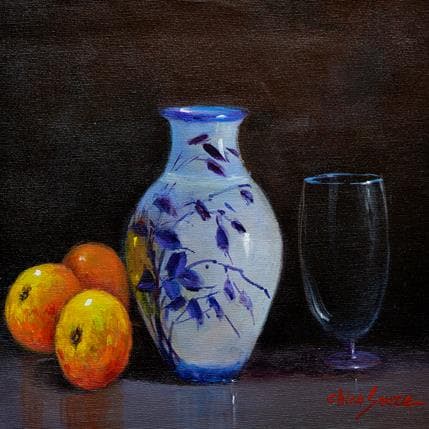 Peinture Cade o vinho par Chico Souza | Tableau Figuratif Huile Natures mortes