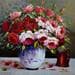 Painting Rainha dos lares by Chico Souza | Painting Figurative Still-life Oil