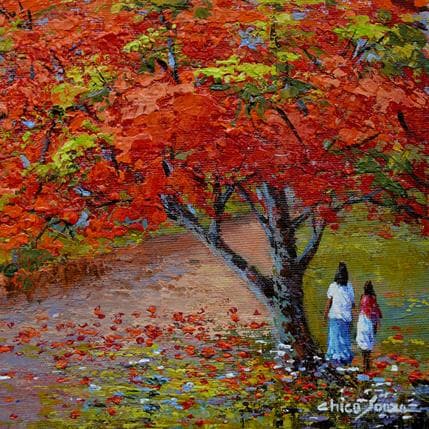 Painting Tarde de sol by Chico Souza | Painting Figurative Oil Life style