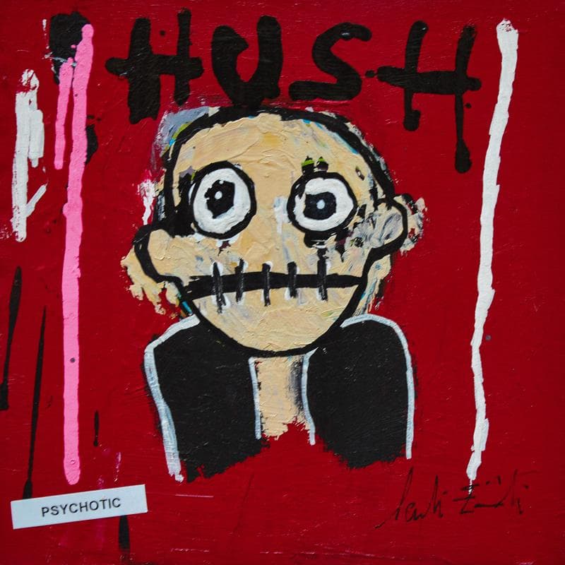 Peinture ST 3 par Zaïdi Larbi | Tableau Art Singulier Portraits Acrylique