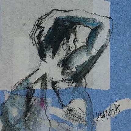Peinture L'horizon 3 par Labarussias | Tableau Figuratif Nu