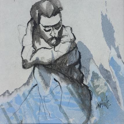 Peinture Monts éternels 12 par Labarussias | Tableau Figuratif Huile Nu