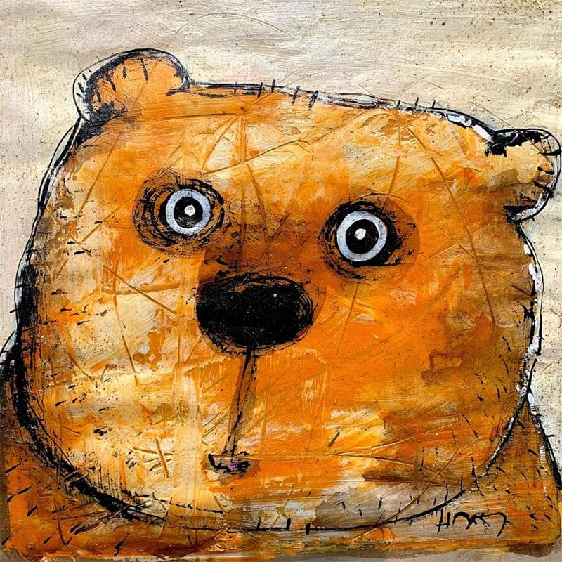 Painting Bear by Maury Hervé | Painting Naive art Animals