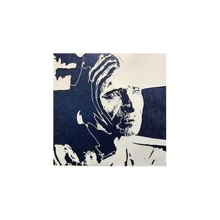 Peinture Everything is Quiet par Louafi Valentine | Tableau Figuratif Portraits