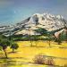 Peinture SAINTE VICTOIRE 2020 par Chen Xi | Tableau Figuratif Paysages Huile