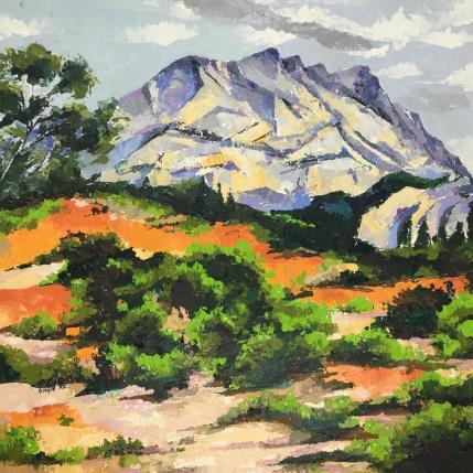 Painting SAINTE VICTOIRE III by Chen Xi | Painting Figurative Oil Landscapes