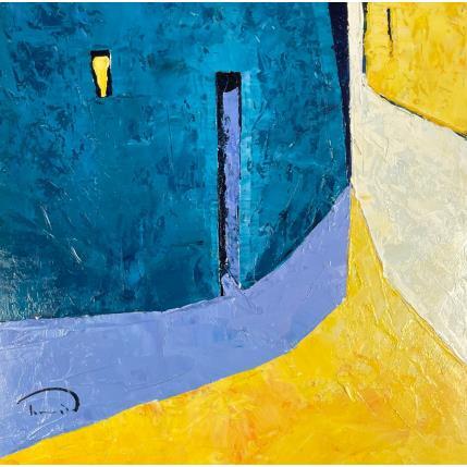 Painting CARRER 1 by Tomàs | Painting Figurative Oil Urban