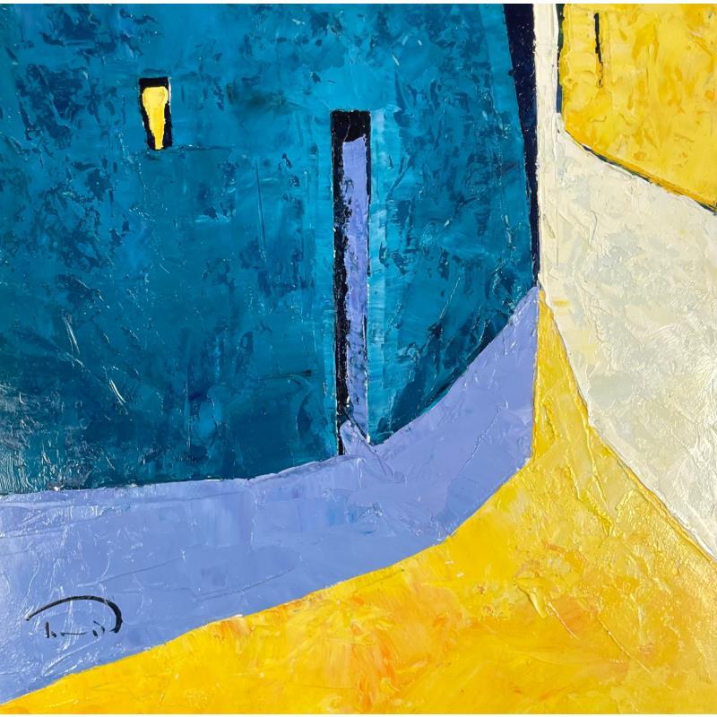 Painting CARRER 1 by Tomàs | Painting Figurative Urban Oil