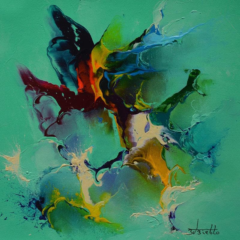 Peinture 20.09.10 par Zdzieblo Thierry | Tableau Abstrait Minimaliste Acrylique