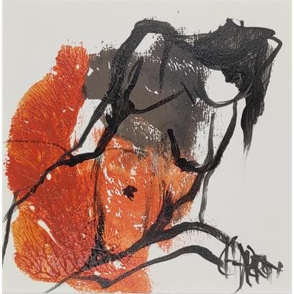 Painting Saveur d'automne 3 by Chaperon Martine | Painting Figurative Acrylic Nude