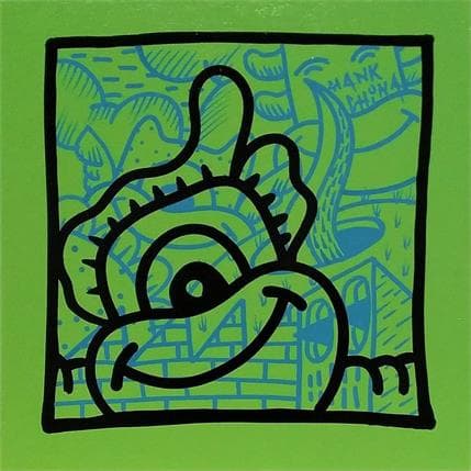 Peinture Le rocker par Hank China | Tableau Pop-art Acrylique Icones Pop