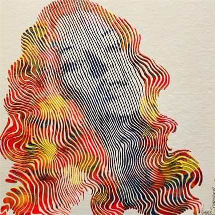 Painting Kate Moss by Schroeder Virginie | Painting Acrylic