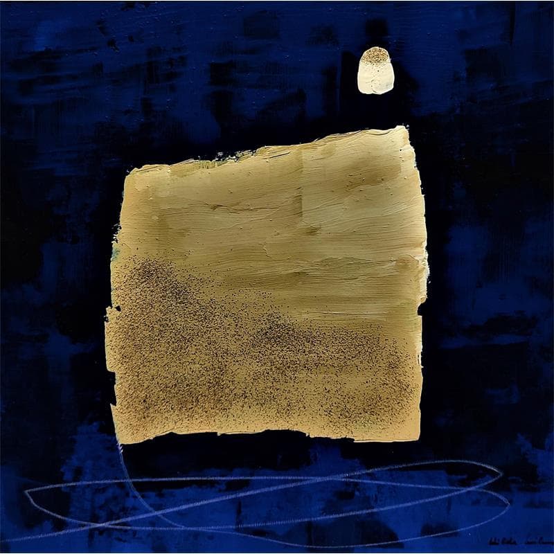 Peinture LN 63 par Wilms Hilde | Tableau Abstrait Minimaliste