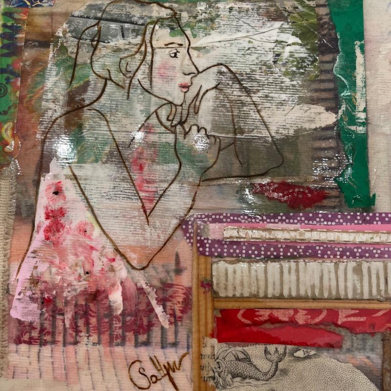 Peinture Abysses par Sablyne | Tableau Art Singulier Portraits Acrylique