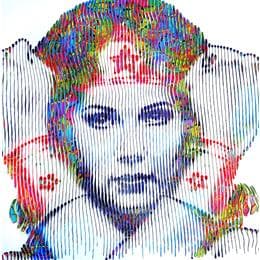 Peinture Wonder WonderWoman par Schroeder Virginie | Tableau Pop-art Acrylique Icones Pop