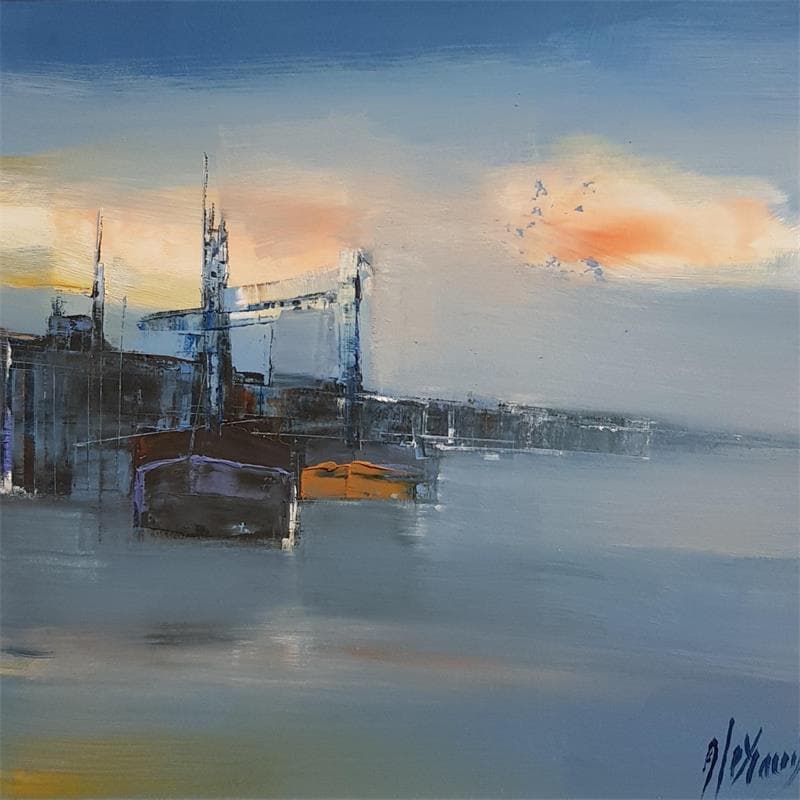 Pintura ST63-Br por Héraud Alain | Pintura Figurativo Marine Aceite