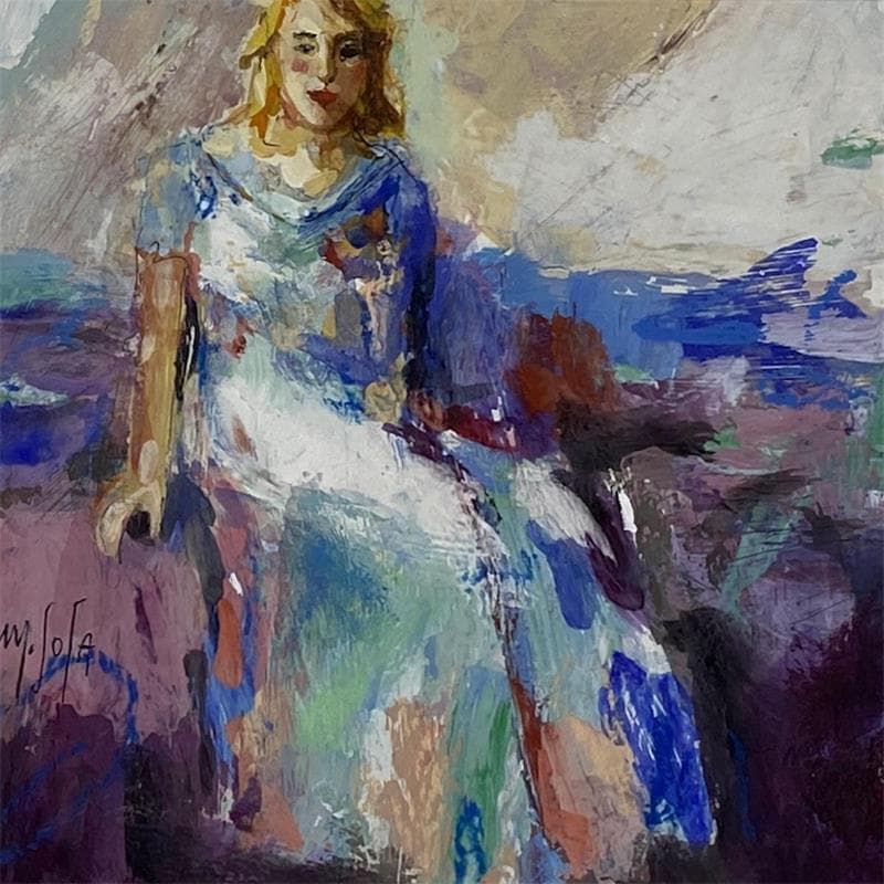 Pintura Au soleil por De Sousa Miguel | Pintura Arte bruto Retrato