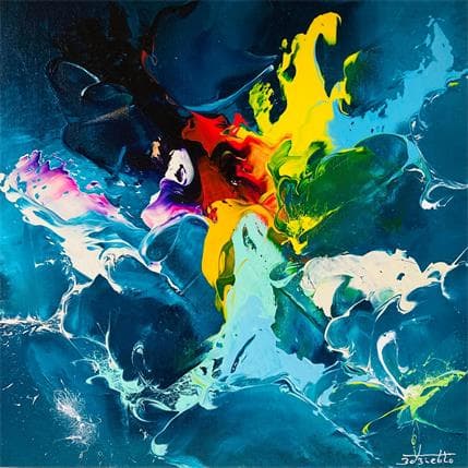 Peinture 20.08.03 par Zdzieblo Thierry | Tableau Abstrait Acrylique Minimaliste